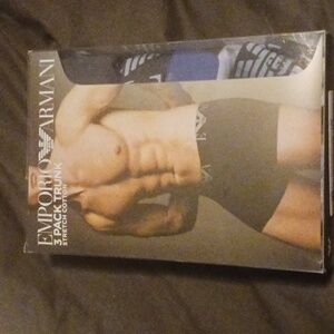 Emporio Armani S 3 pack cotton trunks